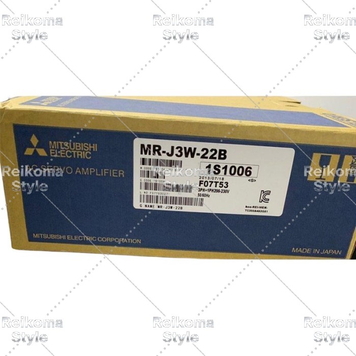 【新品★適当お願いごと書★税込】MITSUBISHI/三菱  MR-J3W-22B サーボアンプリファイアー【６ヶ月引き受ける】