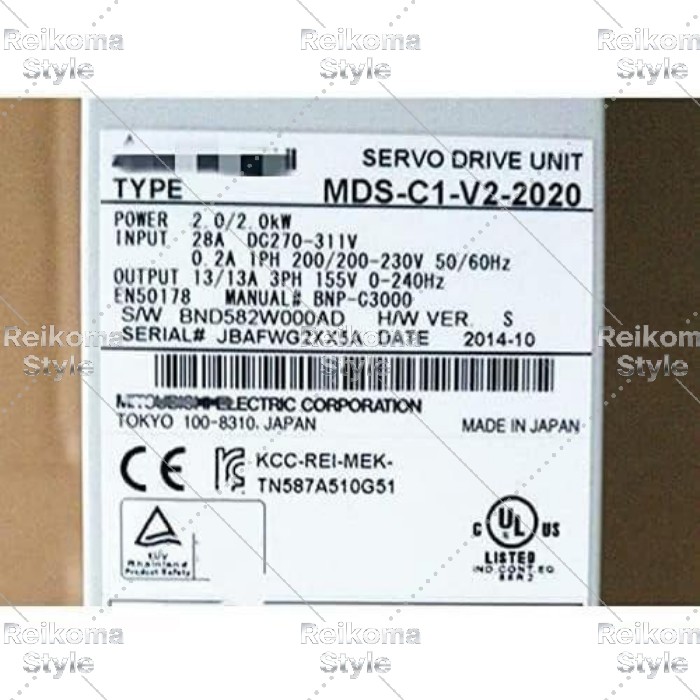 【新品★適格請求書★税込】MITSUBISHI/三菱 MDS-C1-V2-2020【６ヶ月保証】