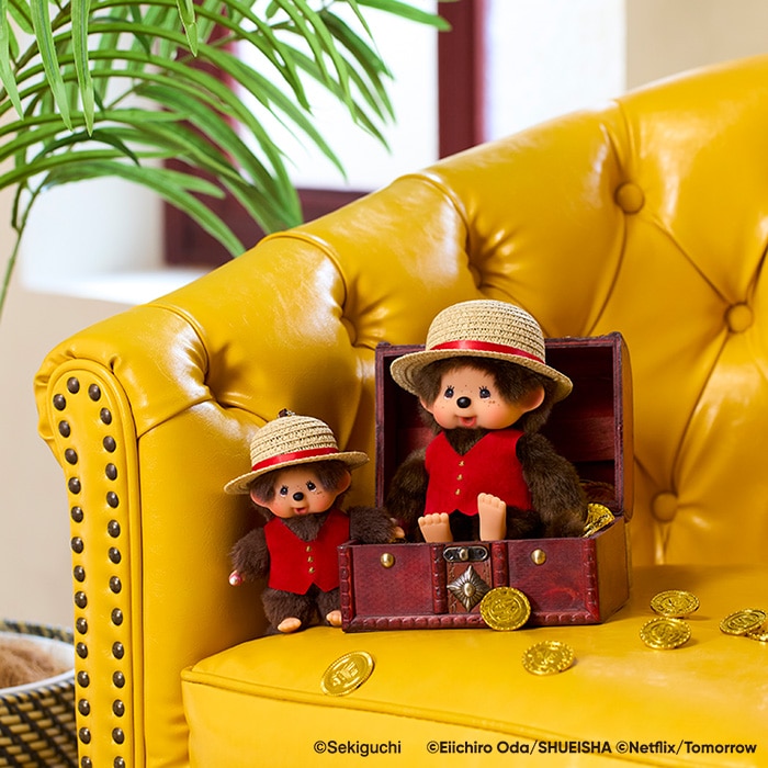 モンチッチ×NETFLIX ONE PIECE Season 2 ルフィ モンチッチ Sサイズ＆キーチェーン２体セット もんちっち ワンピースモンチッチ ルフィ キーチェーン ONE PIECE ワンピース ぬいぐるみ グッズ チョッパー 可愛い プレゼント 限定【正規品】ギフト／推し活／最短発送