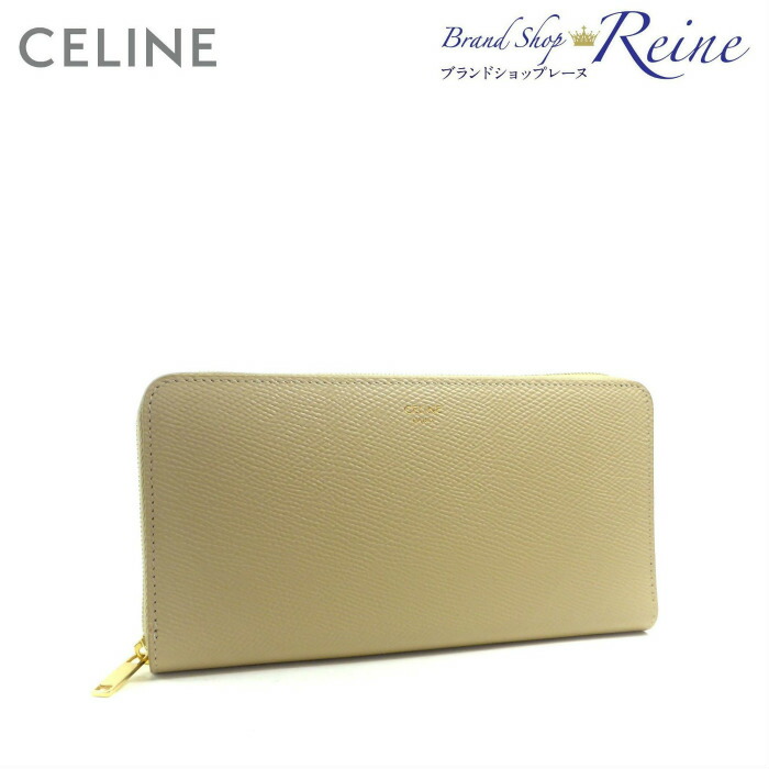 レビューで送料無料 楽天市場 セリーヌ Celine ラージジップド ウォレット ラウンドファスナー 長財布 10b55 Nude 新品 ブランドショップ Reine 新発売の Www Masterworksfineart Com