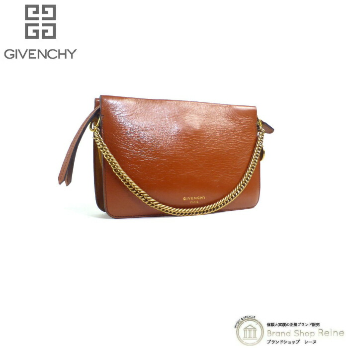 【SALE+更に2000円OFFクーポン券でお得！】ジバンシィ （GIVENCHY） 2way肩先 御徒面子 赤銅色【中古】