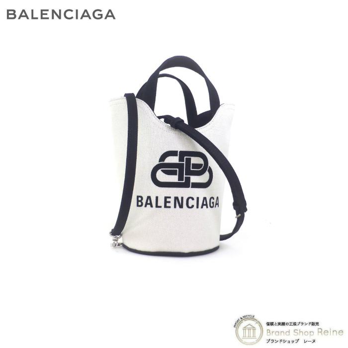 新発売 バレンシアガ BALENCIAGA Wave XS ウェーブ キャンバス