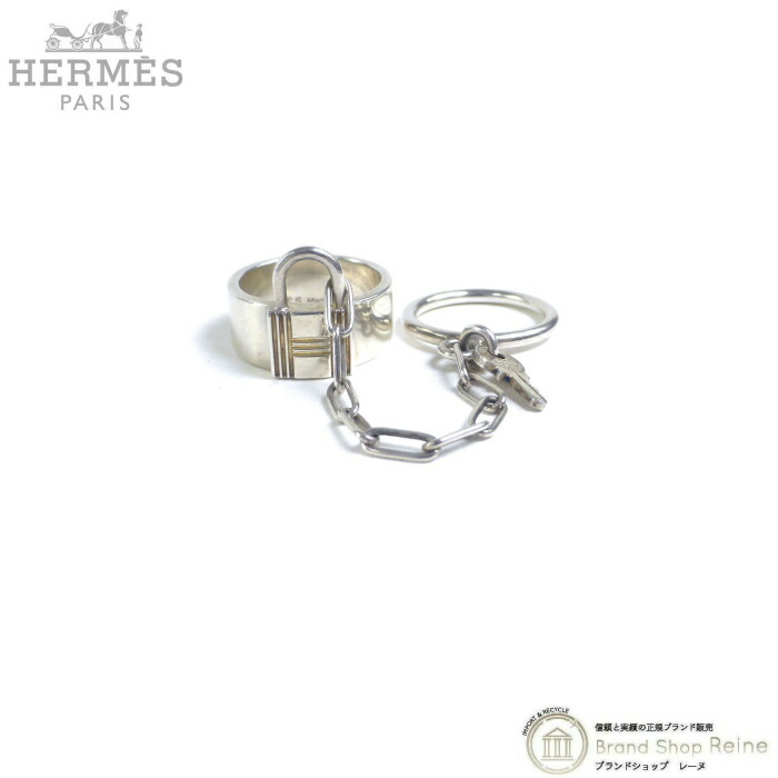 ■HERMES■ ケリー カデナ コンビ リング 750×925 楽天市場】エルメス （HERMES） ケリー リング カデナ Ag925