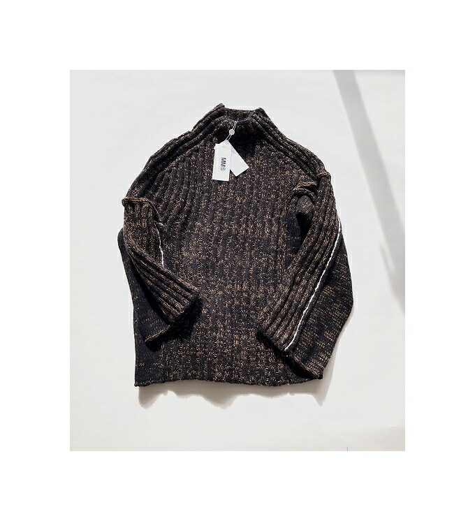 メゾン マルジェラ （Maison Margiela） クルーネック パイルセーター ブラック XSサイズ 165/88A ジェンダーレス ウェア（新品） Maison Margiela メゾン マルジェラ （Maison Margiela） クルー