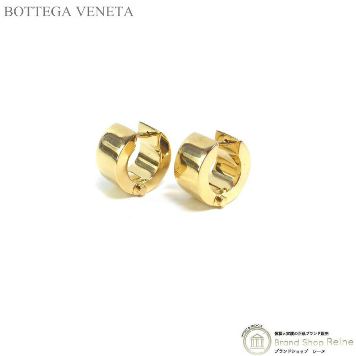 ボッテガヴェネタ⭐︎トライアングルピアス【片耳】 シルバーツイスト トライアングル フープピアス| Bottega Veneta
