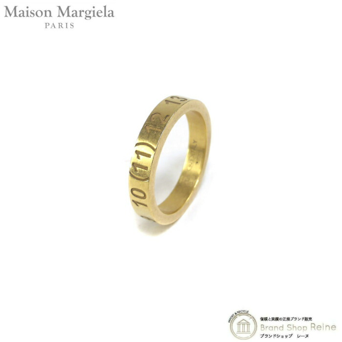 Maison Margiela ロゴリング　01 正規取扱店】Maison Margiela ロゴリング 8mm SILVER メゾン