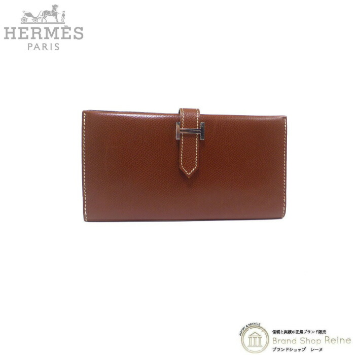 値下げ　HERMES ブラウン レザー 名刺入れ 値下げ HERMES ブラウン レザー 名刺入れ