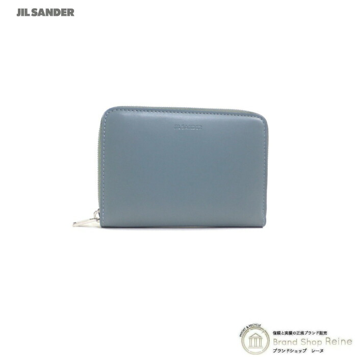 ジルサンダー （JIL SANDER） ロゴタイプ ジップアラウンド ウォレット 紙入れ J25UI0003 VERDIGRIS【新品】