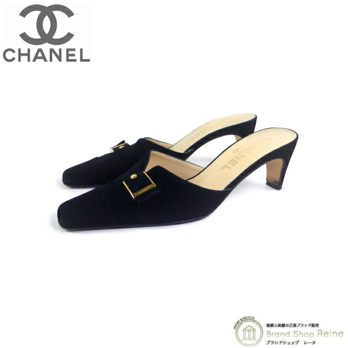 楽天市場】シャネル CHANEL ミュール 靴 レザー レディース