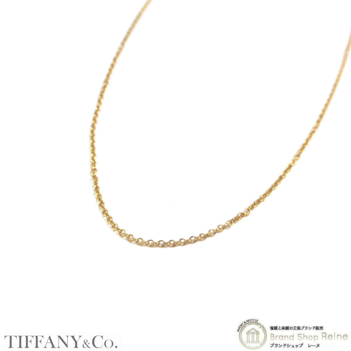 Tiffany ティファニーゴールド チェーンネックレス 18K 750 楽天市場】ティファニー チェーンネックレス K18PG Tナロー