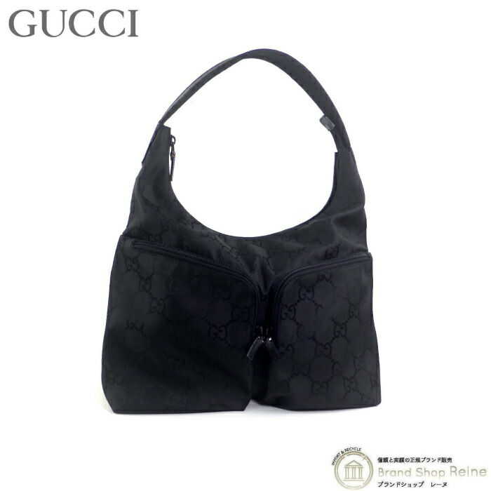 GUCCI スエード ワンショルダーバッグ 黒 GUCCI グッチ （GUCCI） スエード ワンショルダー バッグ 肩掛け