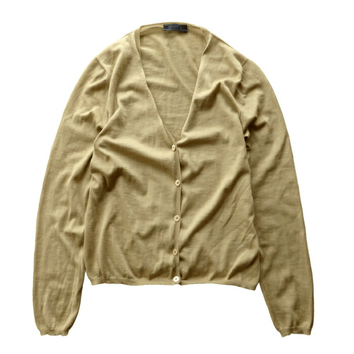 楽天市場】プラダ （PRADA） ウール×カシミア ニット カーディガン