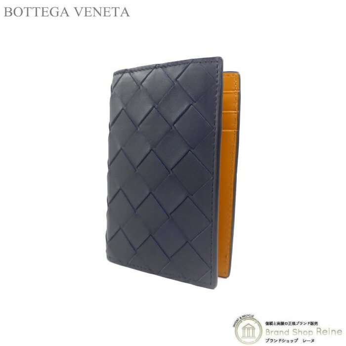 BOTTEGA VENETA ボッテガヴェネタ レザー 名刺入れ ネイビー レディース・ブランド一覧,□ B,BOTTEGA VENETA,カードケース