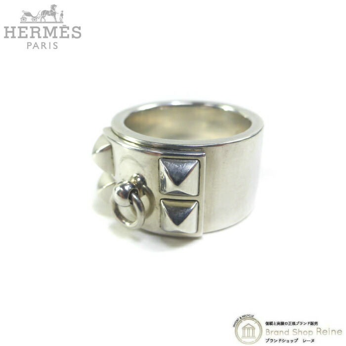 希少　HERMES エルメス　メドール　リング　49 AU750 AG925 希少 HERMES エルメス メドール リング 49 AU750 AG925 - メルカリ
