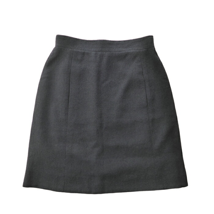 楽天市場】CHANEL シャネル ニットスカート コットン ブラック