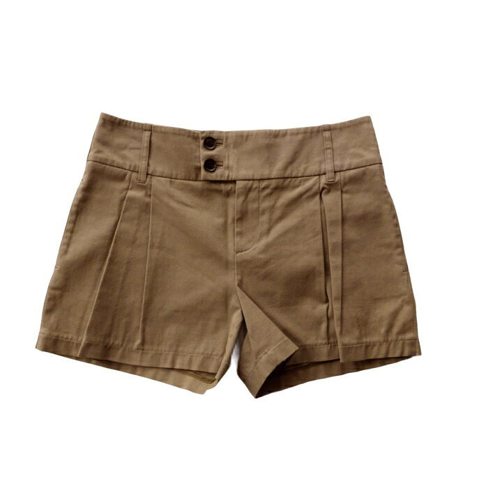 グッチ （GUCCI） 2タック ショートパンツ ボトム コットン #38 ベージュ 260896 ZJ208 ウエア【中古】