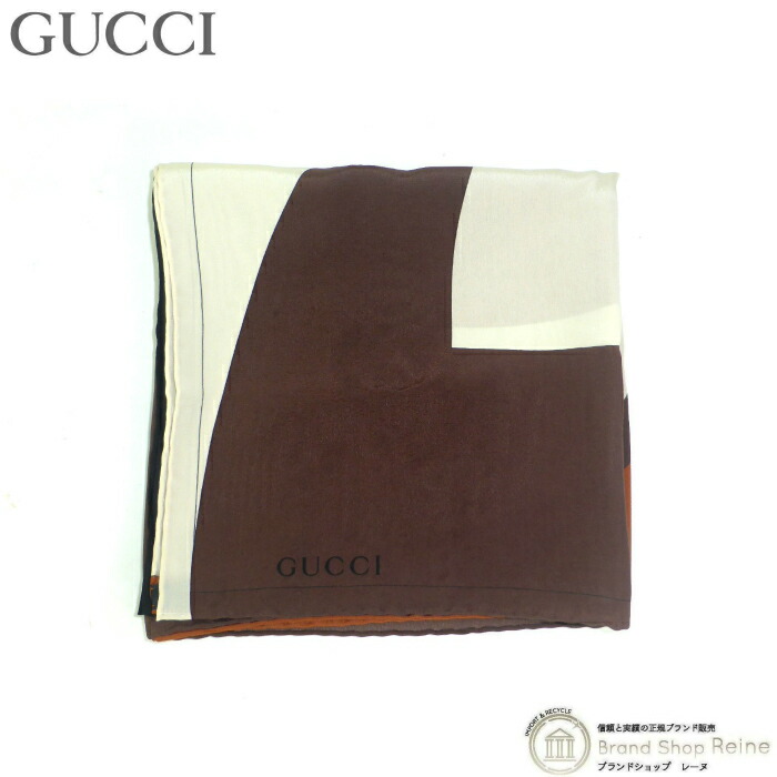 【2,000円OFFクーポンでお得！】グッチ （GUCCI） シルク スカーフ ショール 大判 マルチカラー【中古】