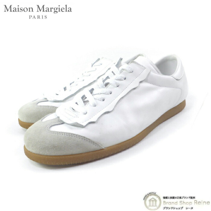【2,000円OFFクーポンでお得！】メゾン マルジェラ （Maison Margiela） Feather Light フェザーライト スニーカー シューズ S57WS0465 ホワイト #41 メンズ【中古】