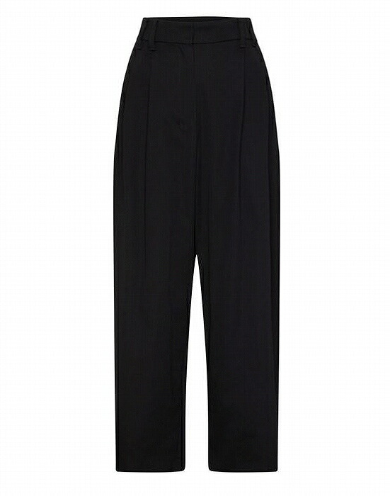 【SALE+更に2000円OFFクーポン券でお得！】棲み家 マルジェラ （Maison Margiela） MM6 トラウザーズ 5隠し スウェットパンツ 広広としたズボン下 S62LB0167 XS 黒いこと 御召しもの【新品】