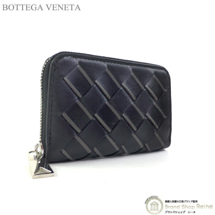 【未使用級品】ボッテガ　イントレチャート　コインケース　ブラック　黒　財布 楽天市場】Bottega Veneta ボッテガヴェネタ イントレチャート