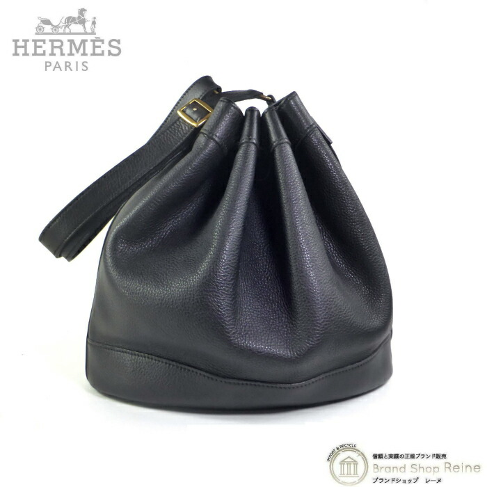 (週末まで)エルメス　HERMES 巾着ショルダー 楽天市場】超美品 HERMES エルメス マーケットTPM 巾着
