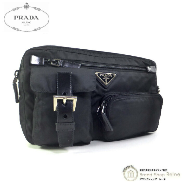 楽天市場】【広尾店】プラダ PRADA 三角ロゴ ボディバッグ