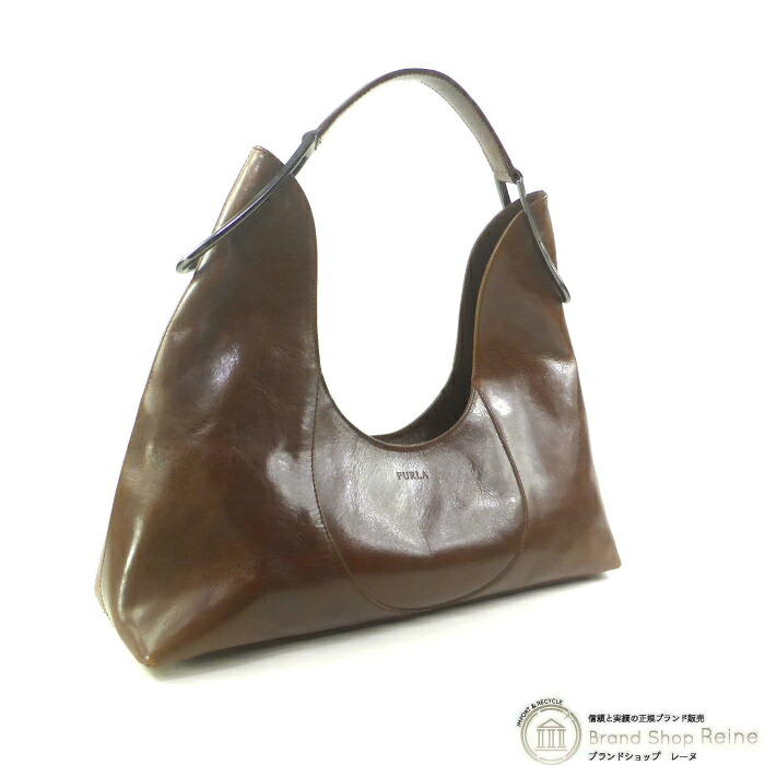 【2,000円OFFクーポン券でお得！】フルラ （FURLA） なめし革 膝掛け 御手々 肩口 御徒面子 赤銅色 ヴィンテージ【中古】 レディースバッグ-バッグ・小物・ブランド雑貨
