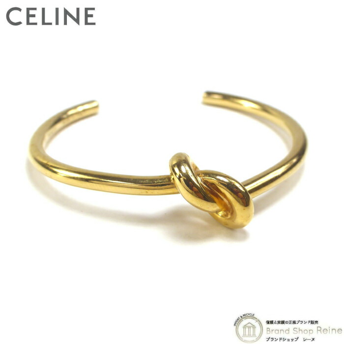 CELINE ノット ダブル カフブレスレット CELINE セリーヌ ブレスレット Knot Double Bracelet ノット