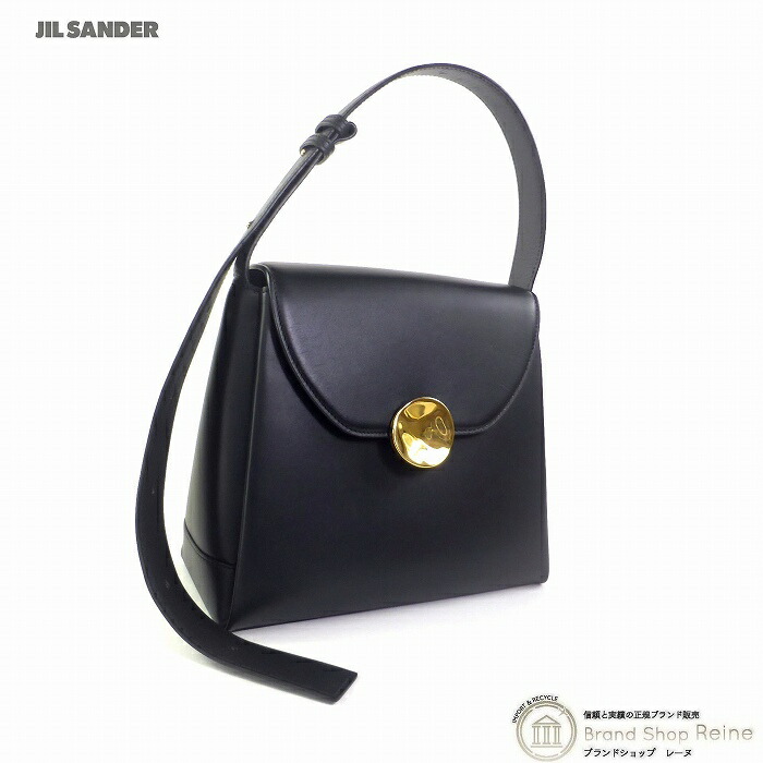 【2,000円OFFクーポンでお得！】ジルサンダー （JIL SANDER） ビクター ショルダー スモール バッグ J08WD0020 ブラック【中古】