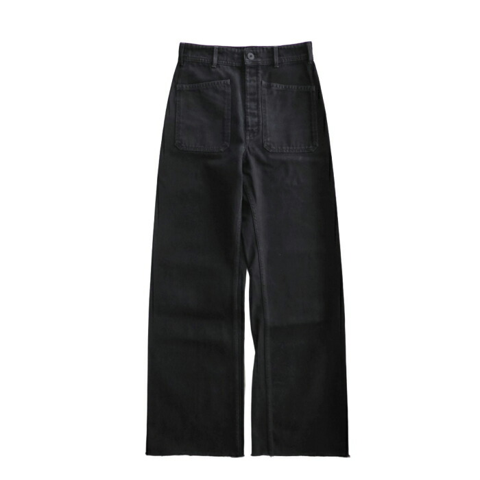 ルメール　ブラックデニムパンツ LEMAIRE 【メンズ/定価5.6万】ルメール *デニムセーラーパンツ