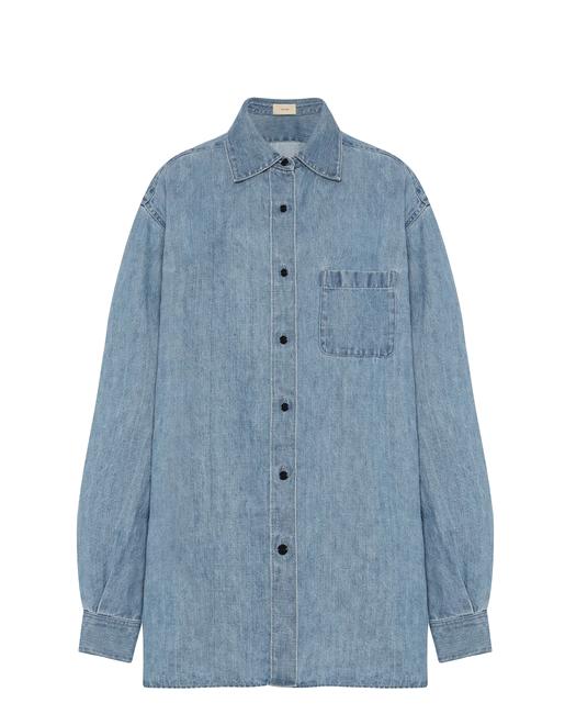 ザ・ロウ （The Row） Attica コットンシャツ ライトブリック サイズXS 7974 ウェア（新品） THE ROW ザ・ロウ （The Row） Attica コットンシャツ ライト