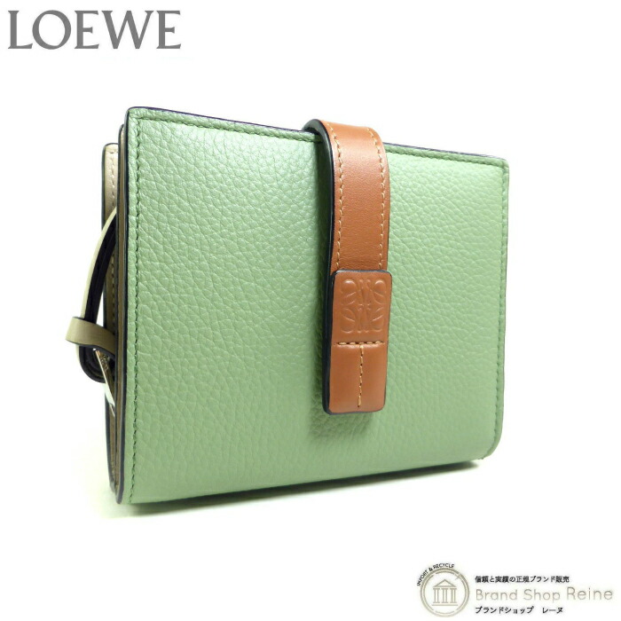 ロエベ アナグラム コンパクト フラップウォレット ミントグリーン 楽天市場】LOEWE(ロエベ) アナグラム コンパクト フラップ