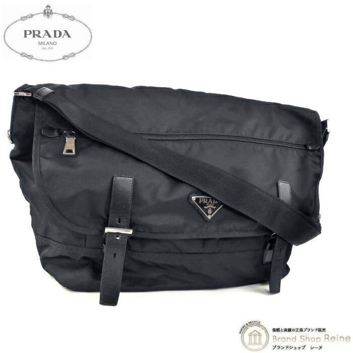 プラダ テスートナイロン レザー メッセンジャー ショルダーバッグ B6671 楽天市場】【バッグ】PRADA プラダ ナイロン ショルダーバッグ