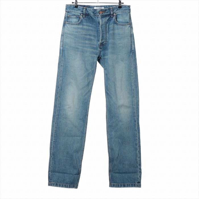バレンシアガ （BALENCIAGA） コットン デニムパンツ ＃26 657646 ブルー ユニセックス ウェア【中古】｜ブランドショップ　Reine