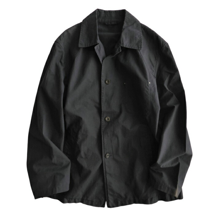 【2,000円OFFクーポンでお得！】ジルサンダー （JIL SANDER） コットン ワーク ジャケット カバーオール ライトアウター フェード 50 チャコール ウェア メンズ【中古】