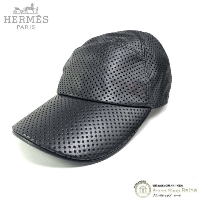 楽天市場】HERMES(エルメス) ハンチング 帽子 サイズ表記60 黒