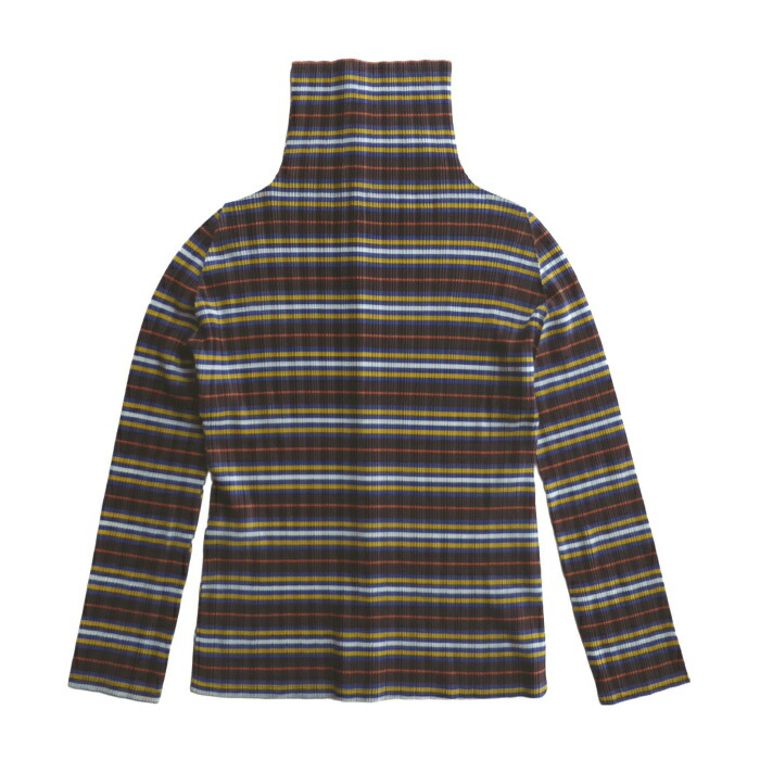 【SALE+更に2000円OFF引き換え証でお得！】筋目プリーズ イッセイミヤケ （PLEATS PLEASE ISSEY MIYAKE） ポリエステル マルチ間借り人 ハイネック トップス 3 赤銅色系 PP93-FK337 お召しもの【中古】