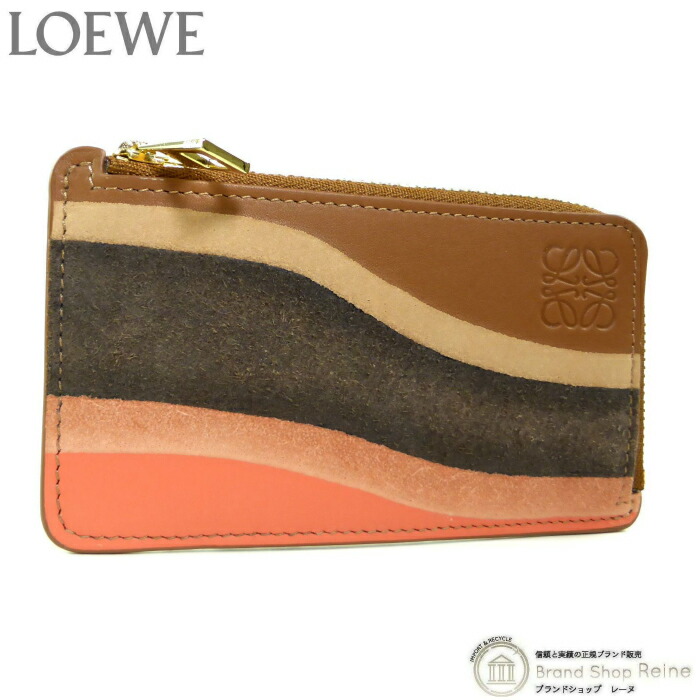 【箱付・美品】LOEWE カードポケット付 がま口コインケース LOEWE ロエベ コインケース カードケース C565Z40X03 C565Z40X05