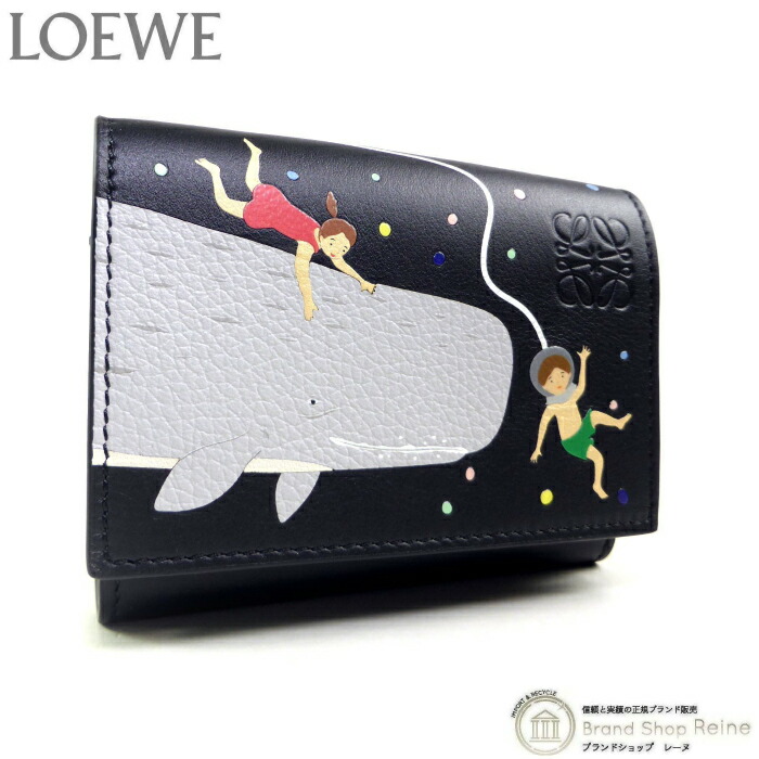 【　LOEWE 　】ジブリ三つ折り財布 美品 LOEWE × スタジオジブリ ロエベ 三つ折り財布 C643TR2X01