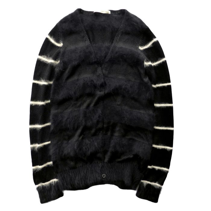 【SALE+更に2000円OFFクーポン券でお得！】バレンシアガ （BALENCIAGA） シャギー 間借り人 編み物 ジレー 38 黒いこと×白いこと 265739 御召しもの【中古】