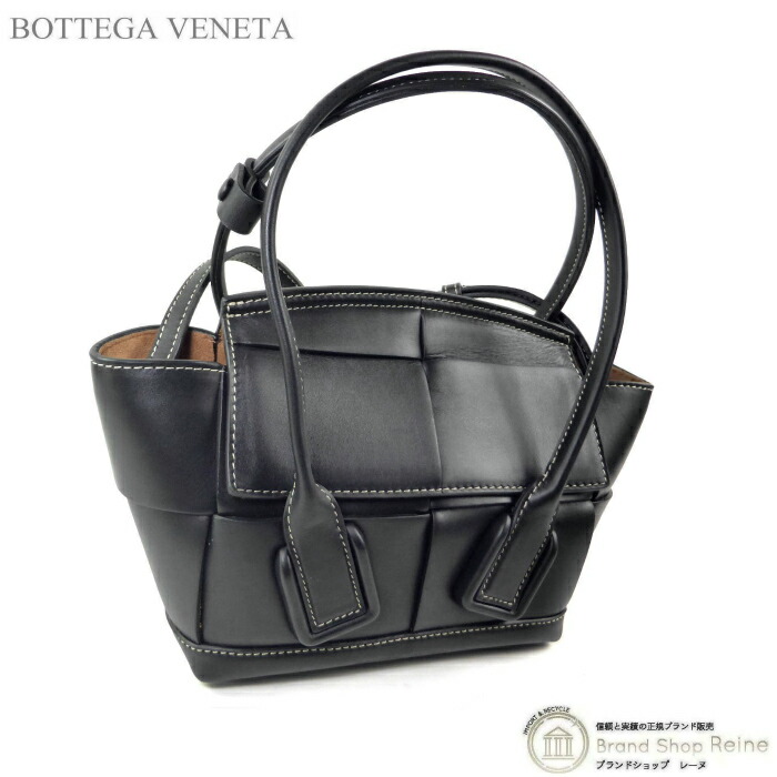 【2,000円OFFクーポンでお得！】ボッテガ ヴェネタ （BOTTEGA VENETA） ミニ ザ・アルコ 2way ハンド ショルダー バッグ 600606 ブラック【新品】