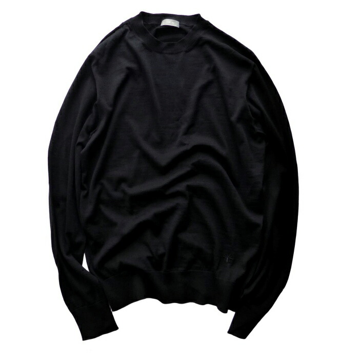 クリスチャンディオール オム （Dior HOMME） 毛糸 編み物 BEE刺しゅう #M 黒いこと 013M600AT069 御召しもの メンズ【中古】