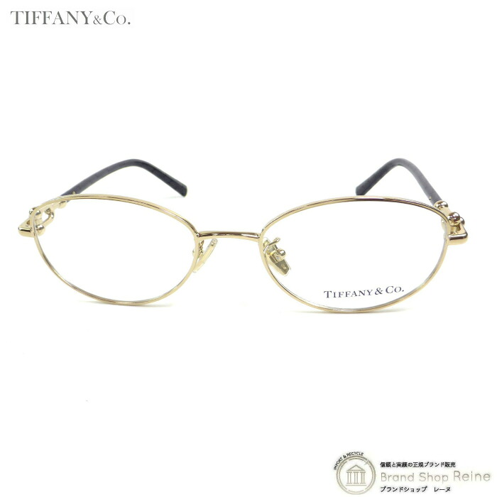 【2,000円OFFクーポンでお得!】ティファニー (TIFFANY&CO.) ハードウェア 眼鏡 サングラス TF1176D ゴールドフレーム×ブラック TF1176D【新品同様】 中古|ブランドショップ Reine