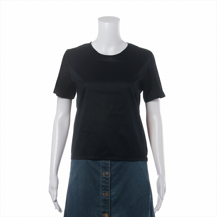 【2,000円OFFクーポンでお得!】エルメス (HERMES) コットン Tシャツ 半袖 サイズME ブラック マルジェラ期 ウェア【中古】|ブランドショップ Reine
