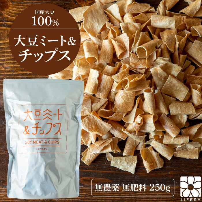 オーガニック 大豆チップス 大豆ミート スーパーフード 無添加 免疫 無 