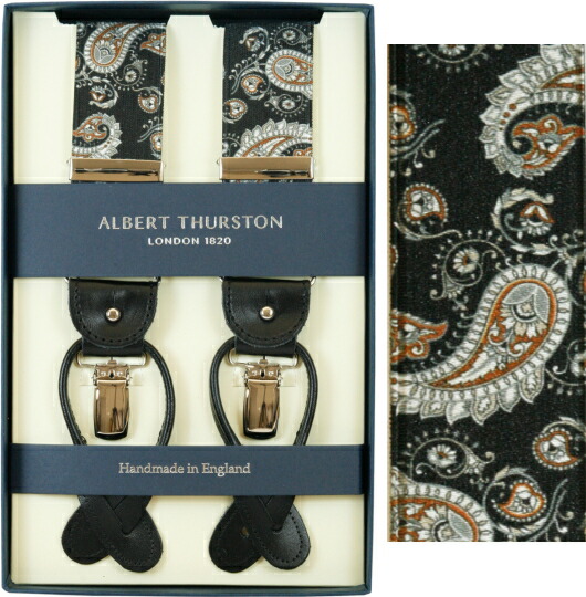 楽天市場】ALBERT THURSTON アルバートサーストン サスペンダー Y型