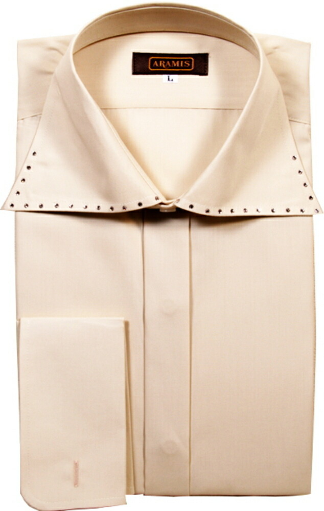 【未使用級】アジャスタブルコスチューム　オープンカラー半袖シャツ　綿麻　孔雀　L 未使用級】アジャスタブルコスチューム オープンカラー半袖