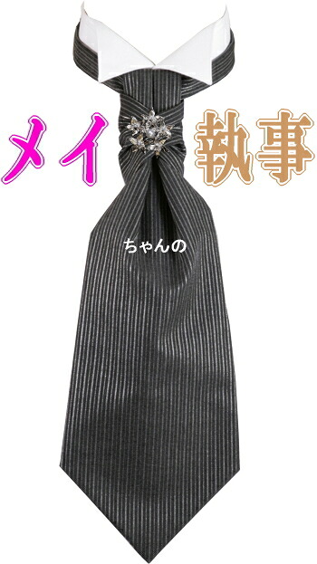 ARAMIS アスコットタイ 黒ブラック×シルバー縞 ストライプ ブローチ付 アスコット タイ ユーロタイ フック式 ASCOT フォーマル メンズ 男性用 衣装 結婚式 二次会 パーティー AS50-KP9384