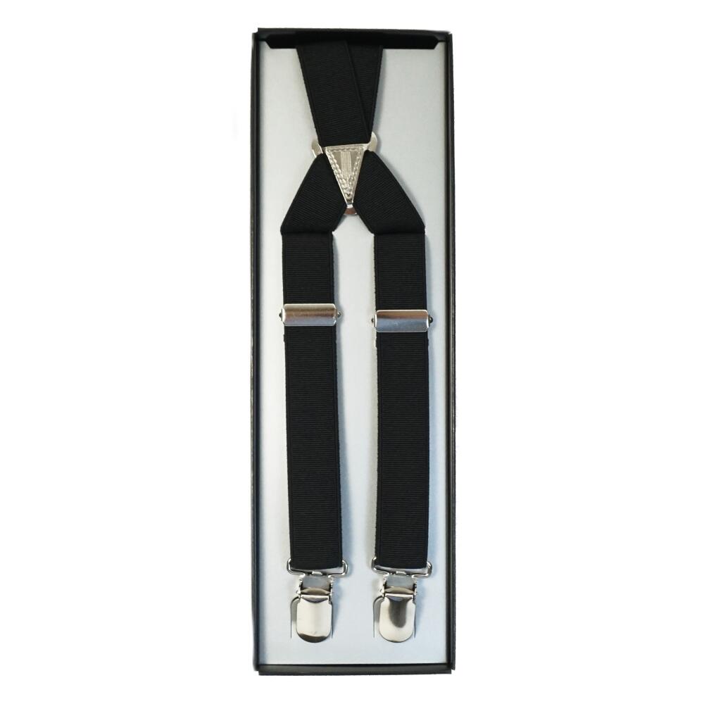 楽天市場】定番サスペンダー黒はフォーマルにビジネスに使えます