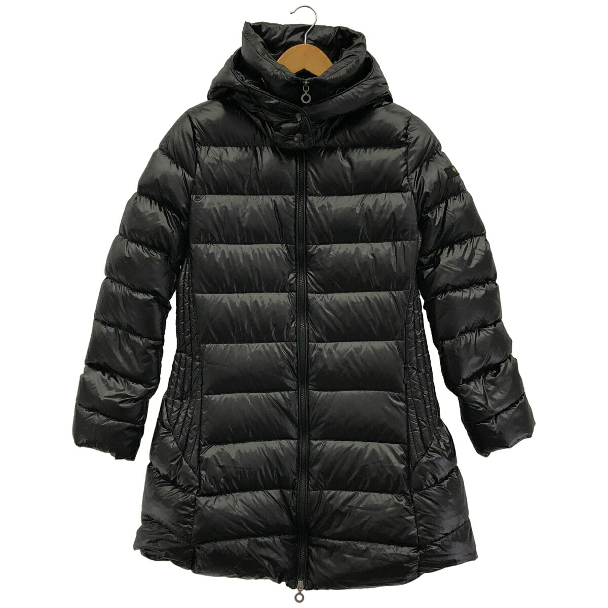 未使用級 タトラス ナラ ロゴプレート ダウンコート ブラック ナイロン M 楽天市場】【中古】TATRASFASANELLA サイドジップナイロンダウンコート